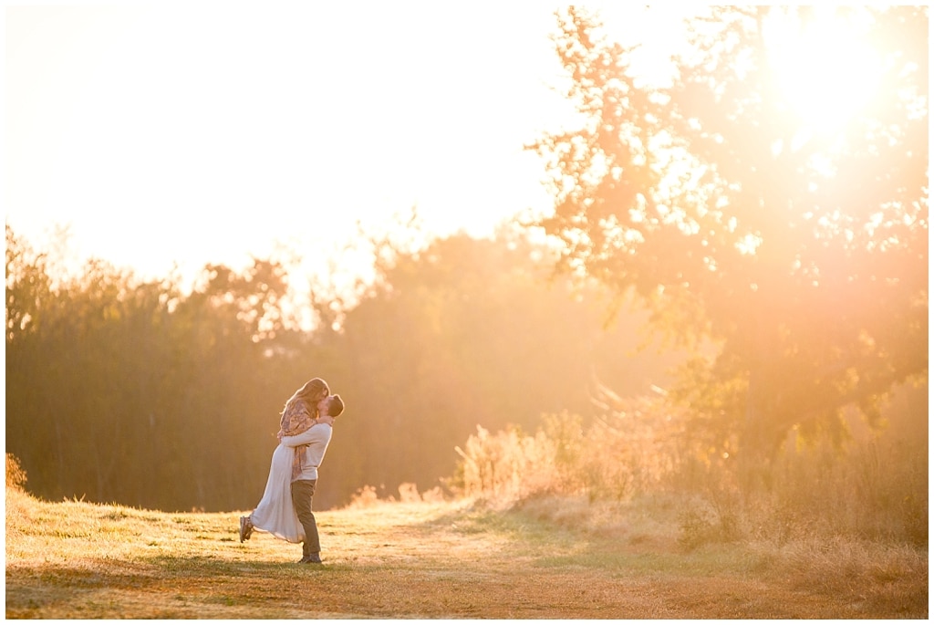 sunrise engagement session